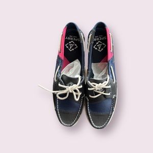 Sperry Women’s A/O 2 Eye Bio Blue and Ref Shoe Size 8.5